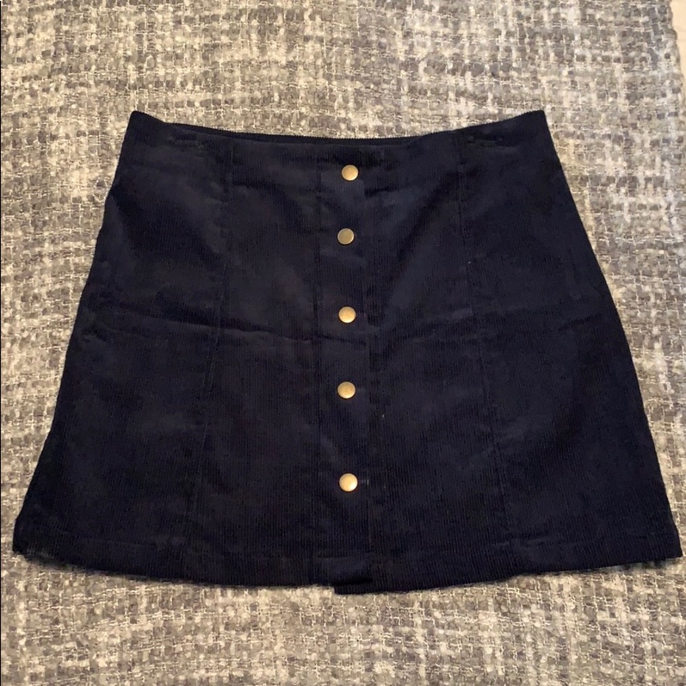 NWOT tags corduroy mini skirt